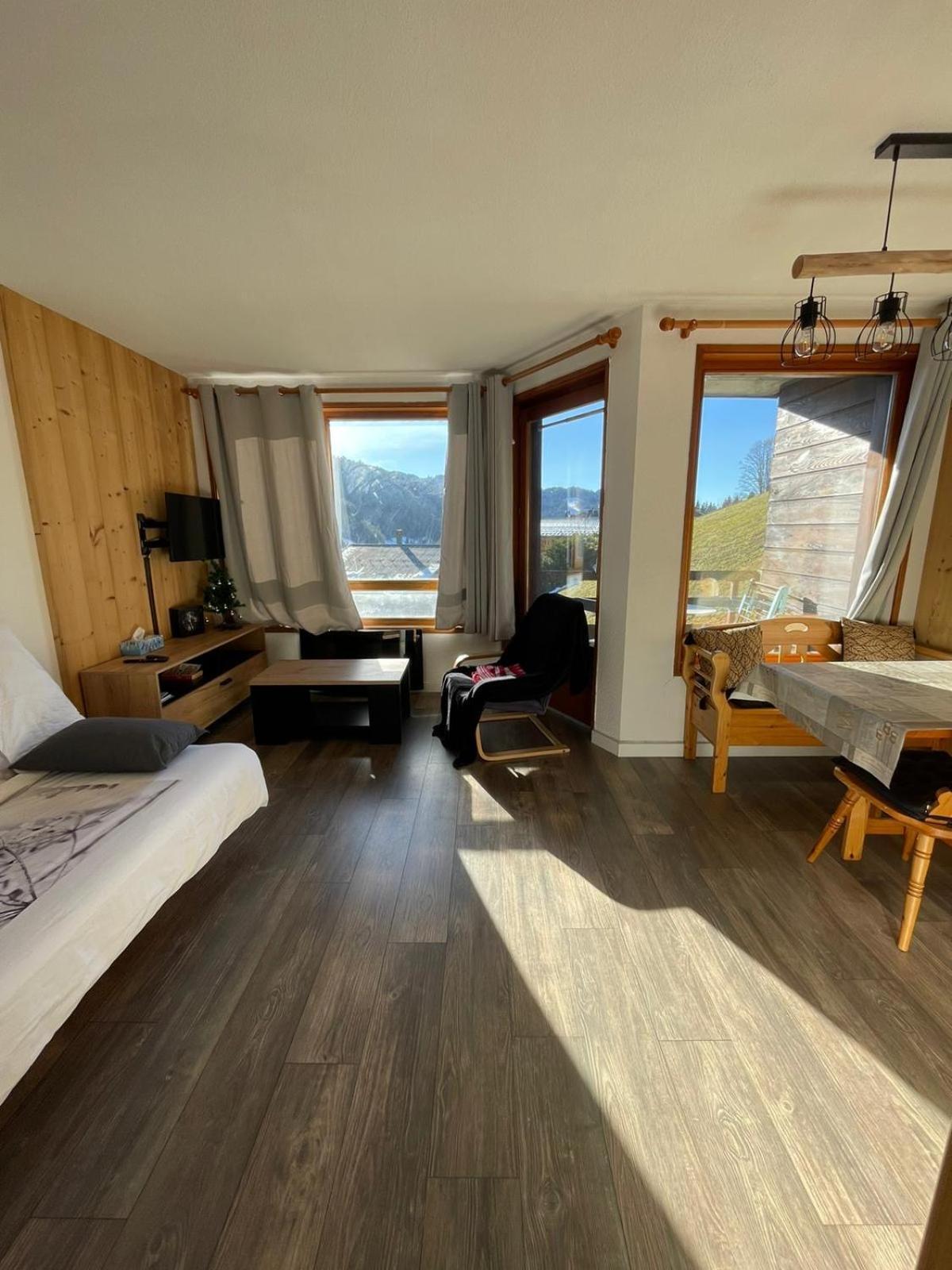 Studio Cabine Cosy A 5Min A Pieds Des Pistes Et Du Centre Ville 莱热 外观 照片